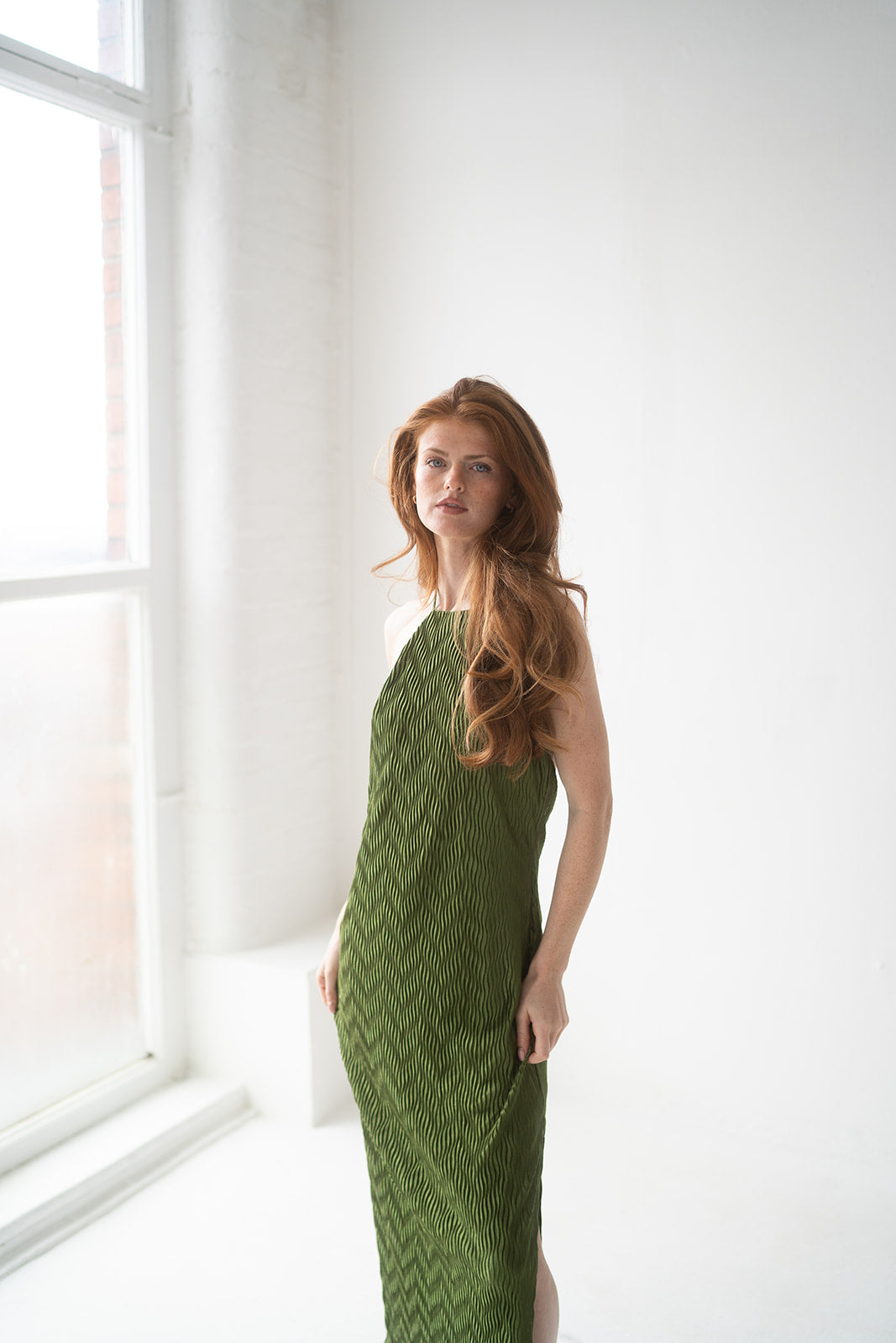 HOUSE OF HARLOW 1960 x REVOLVE Frederick olive green Dress