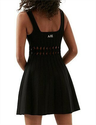 AJE NEY DIAMOND CUT OUT MINI DRESS