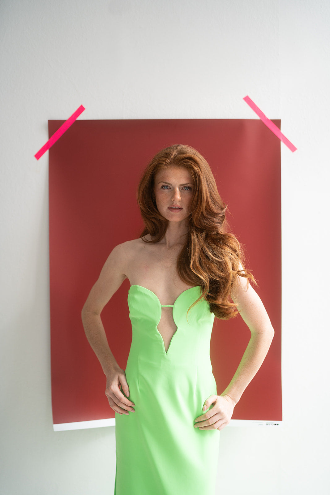 BARDOT Women's Green X Revolve Eleni Midi Dress