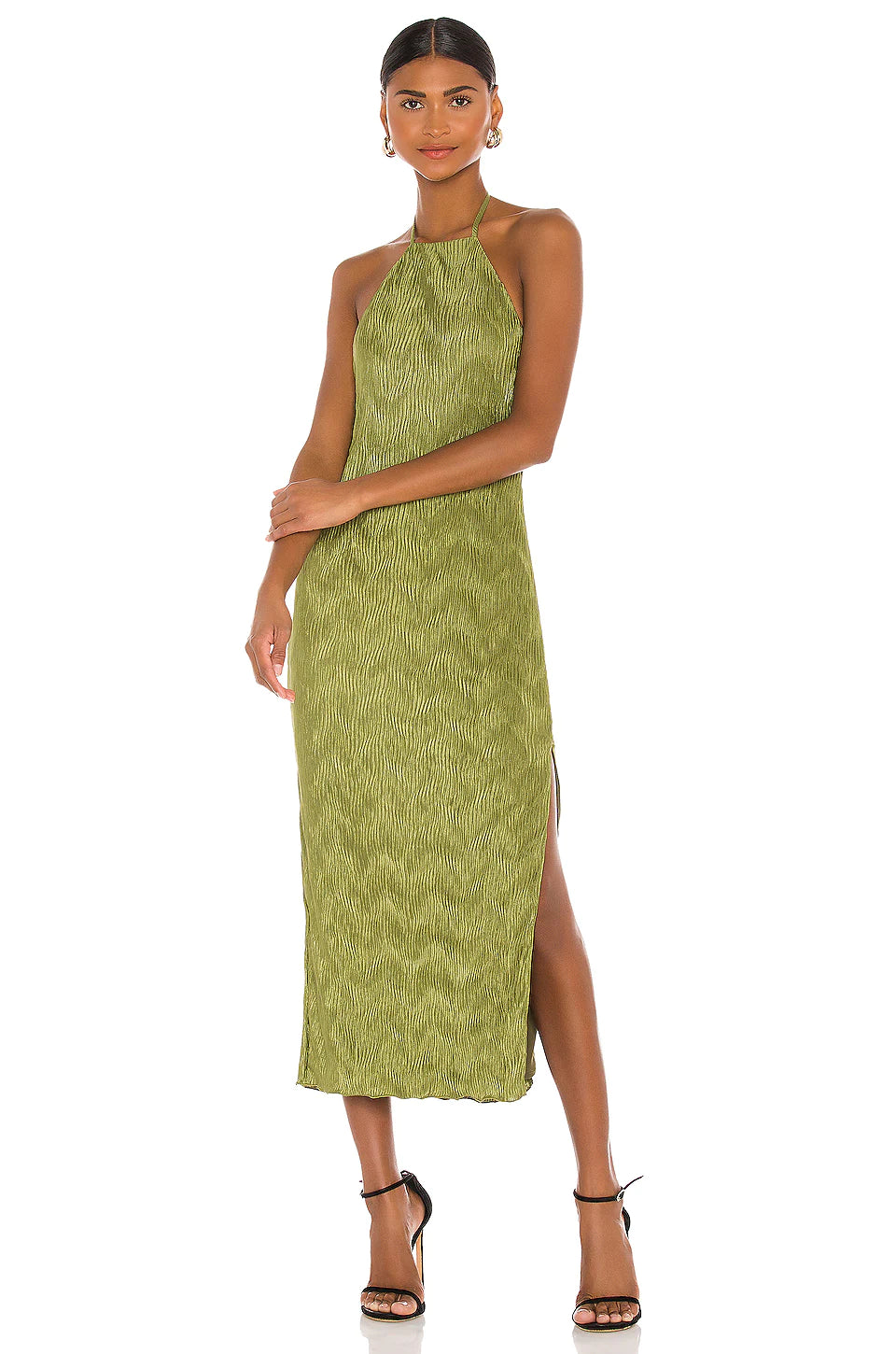 HOUSE OF HARLOW 1960 x REVOLVE Frederick olive green Dress