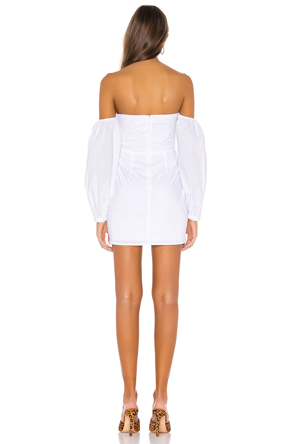 SUPERDOWN Flynn Ruched Sleeve Dress