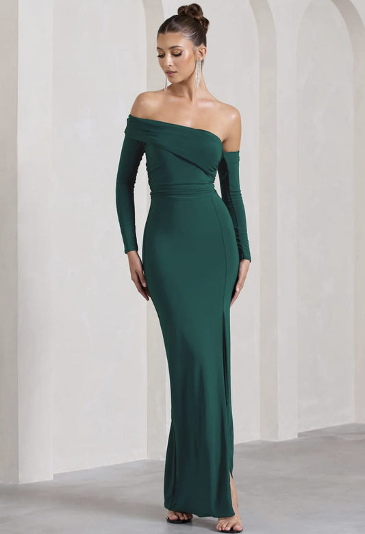 CLUB L green long dress