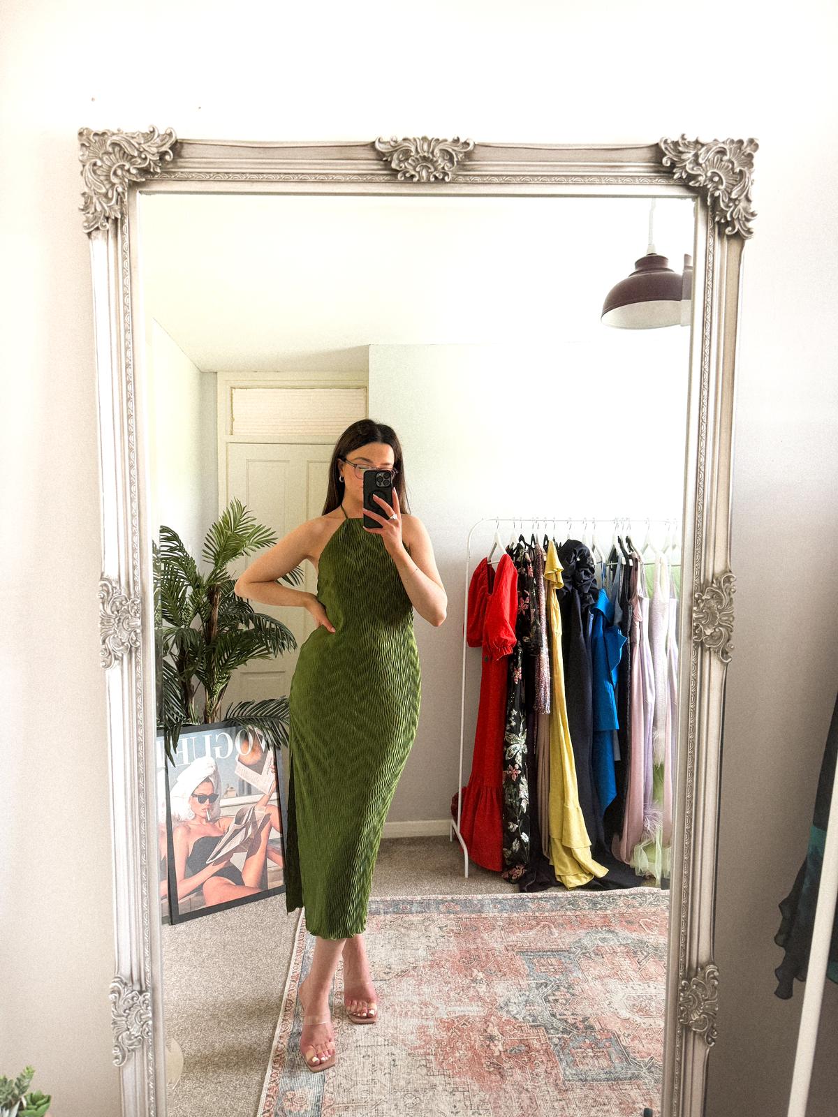 HOUSE OF HARLOW 1960 x REVOLVE Frederick olive green Dress