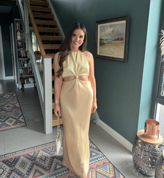 BEC & BRIDGE Gold maxi dress