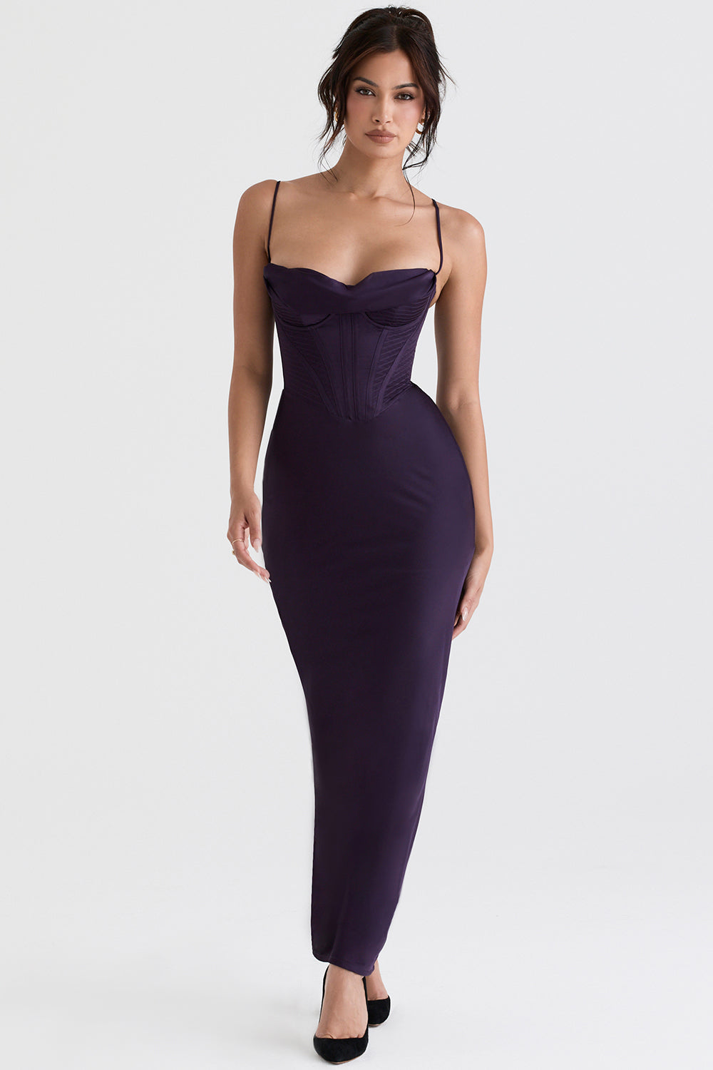 HOUSE OF CB Charmaine Plum dress