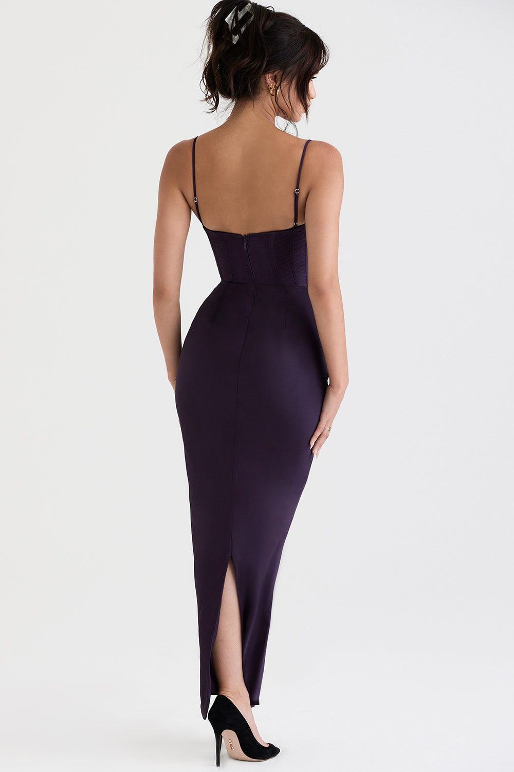 HOUSE OF CB Charmaine Plum dress