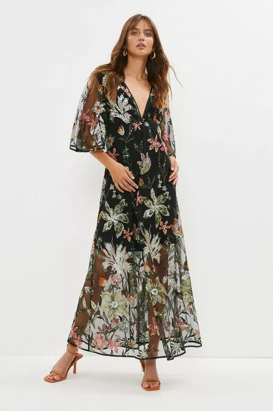 Coast Sequin Maxi Dress