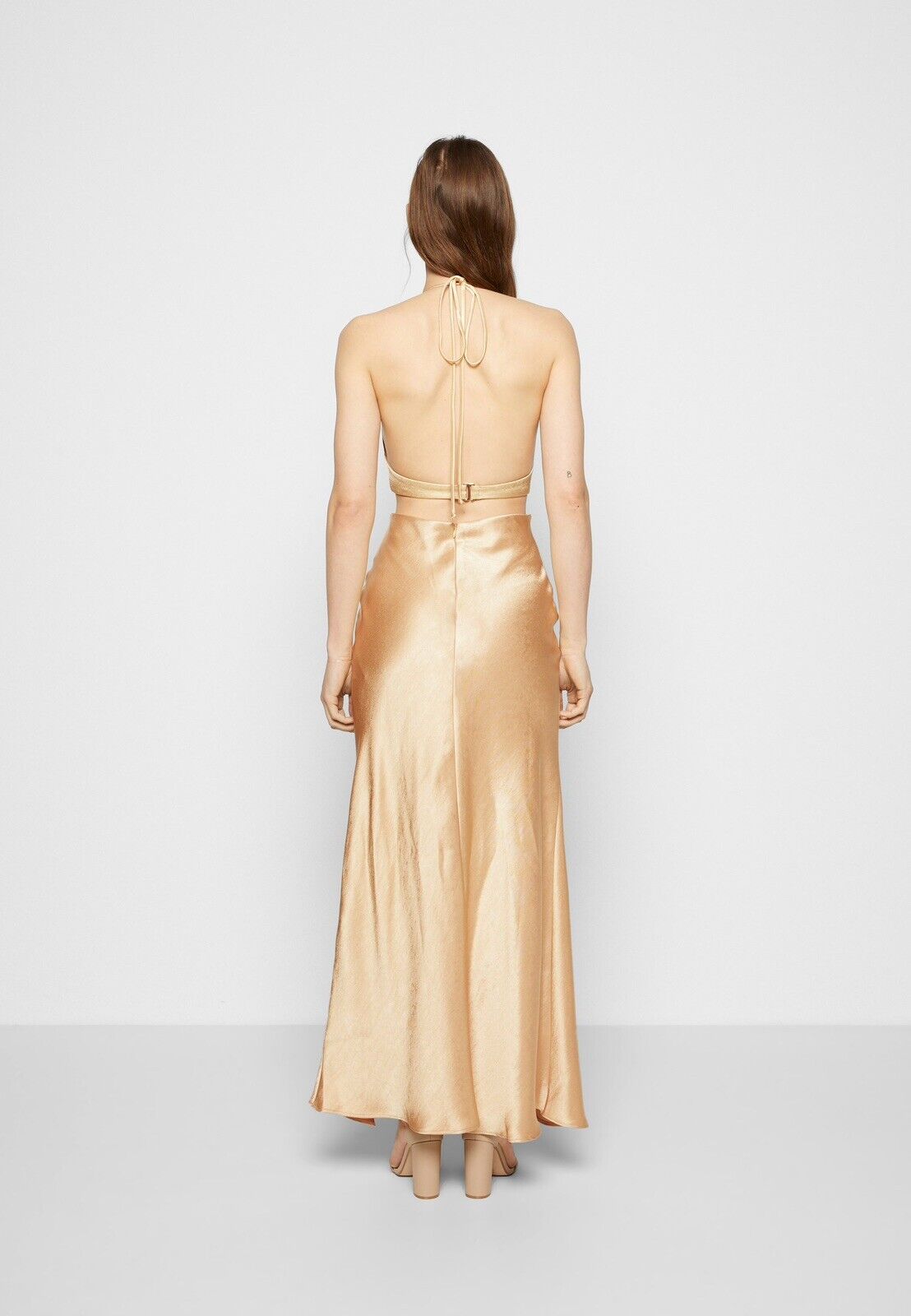 BEC & BRIDGE Gold maxi dress